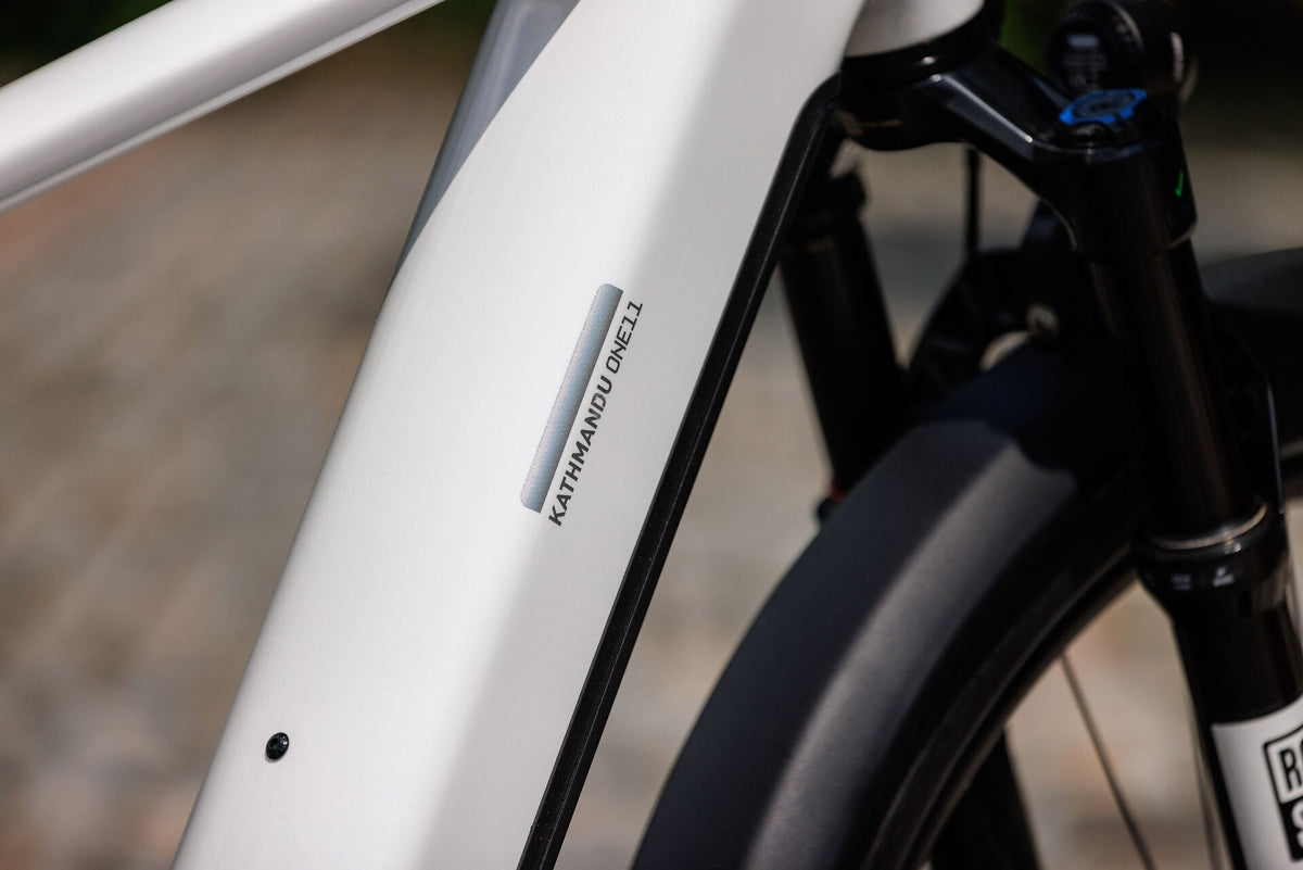 Cube Kathmandu Hybrid ONE11 HPC SLX 800 metallicwhite´n´prizm 2027 – E-Crossrad – Detailansicht 7