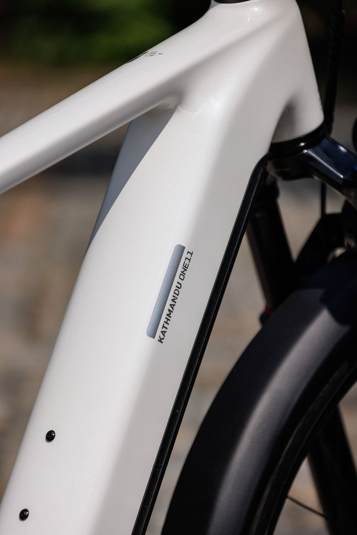 Cube Kathmandu Hybrid ONE11 HPC SLX 800 metallicwhite´n´prizm 2027 – E-Crossrad – Detailansicht 8