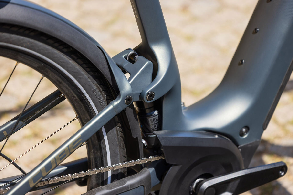 Cube Kathmandu Hybrid ONE11 HPC SLX 800 sagebrushgreen´n´chrome 2027 – E-Crossrad – Detailansicht 4