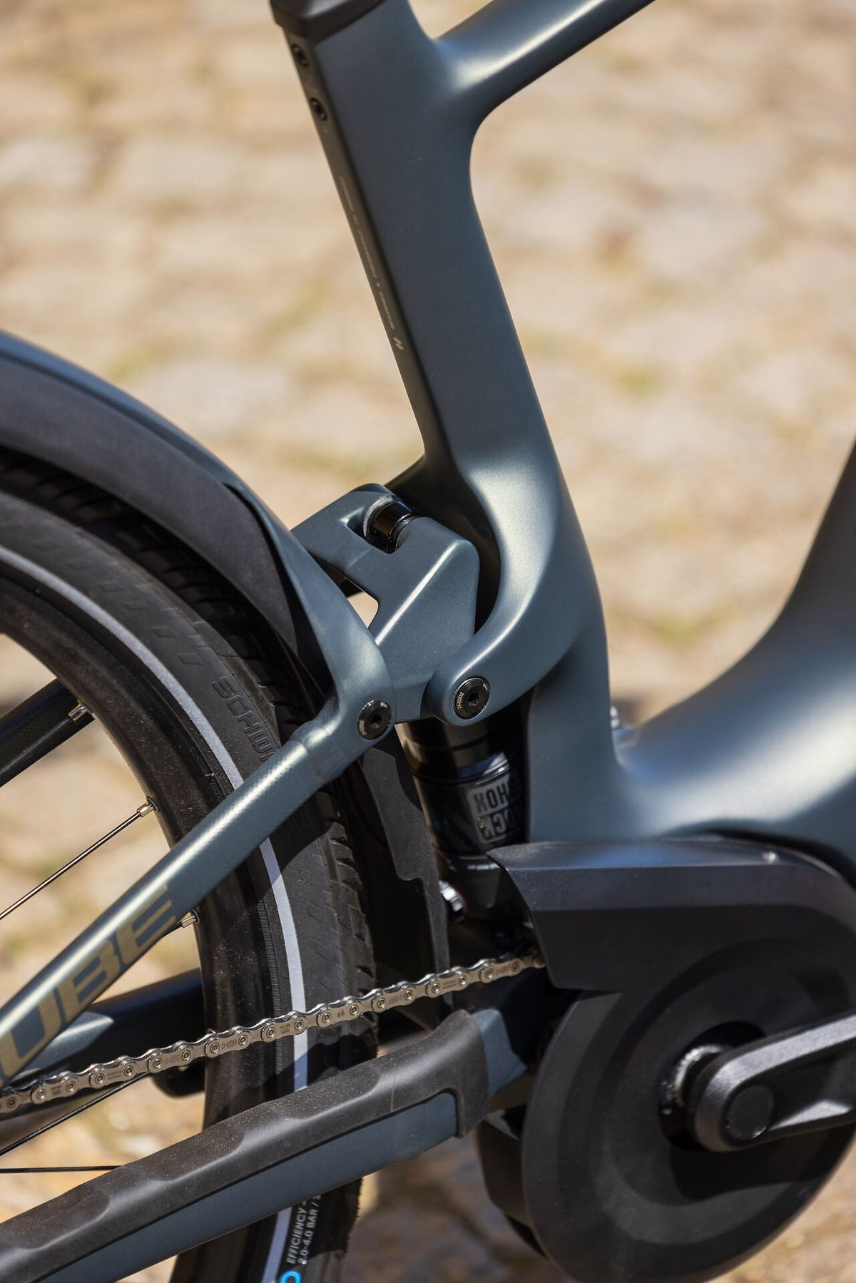 Cube Kathmandu Hybrid ONE11 HPC SLX 800 sagebrushgreen´n´chrome 2027 – E-Crossrad – Detailansicht 5