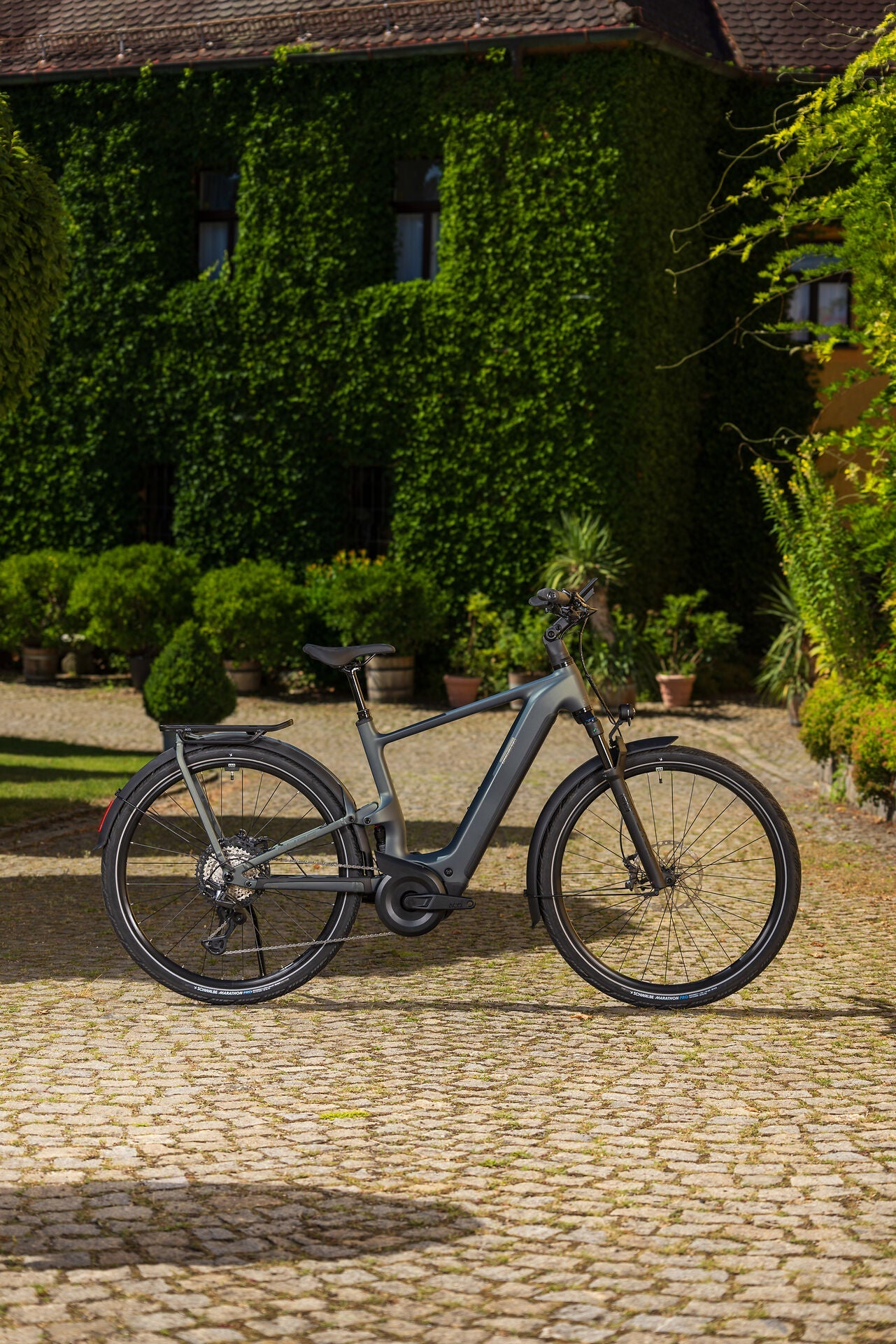 Cube Kathmandu Hybrid ONE11 HPC SLX 800 sagebrushgreen´n´chrome 2027 – E-Crossrad – Seitenansicht 2
