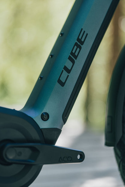 Cube Kathmandu Hybrid Pro 800 smaragdgrey´n´black 2027 – E-Trekkingrad – Detailansicht 3