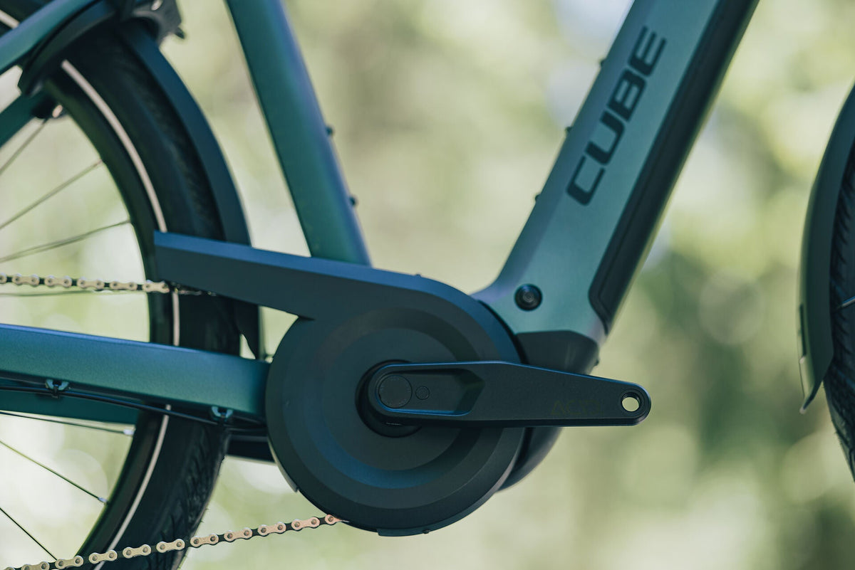 Cube Kathmandu Hybrid Pro 800 smaragdgrey´n´black 2027 – E-Trekkingrad – Detailansicht 4