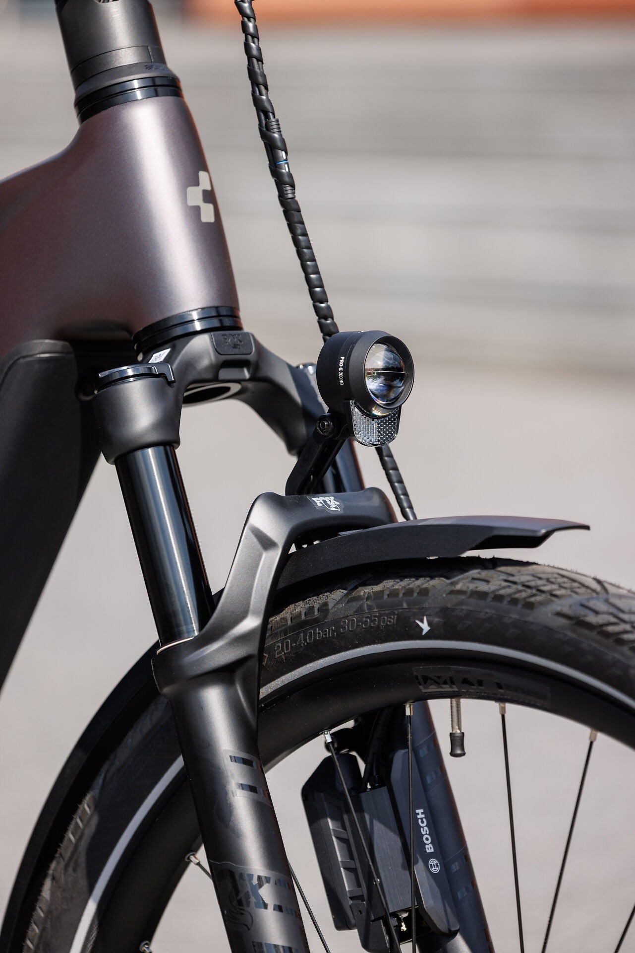 Cube Kathmandu Hybrid SLT 800 mysticgraphite´n´reflex 2027 – E-Trekkingrad – Detailansicht 2