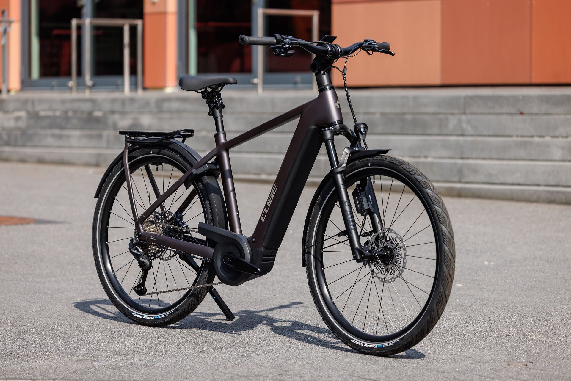 Cube Kathmandu Hybrid SLT 800 mysticgraphite´n´reflex 2027 – E-Trekkingrad – Seitenansicht 3