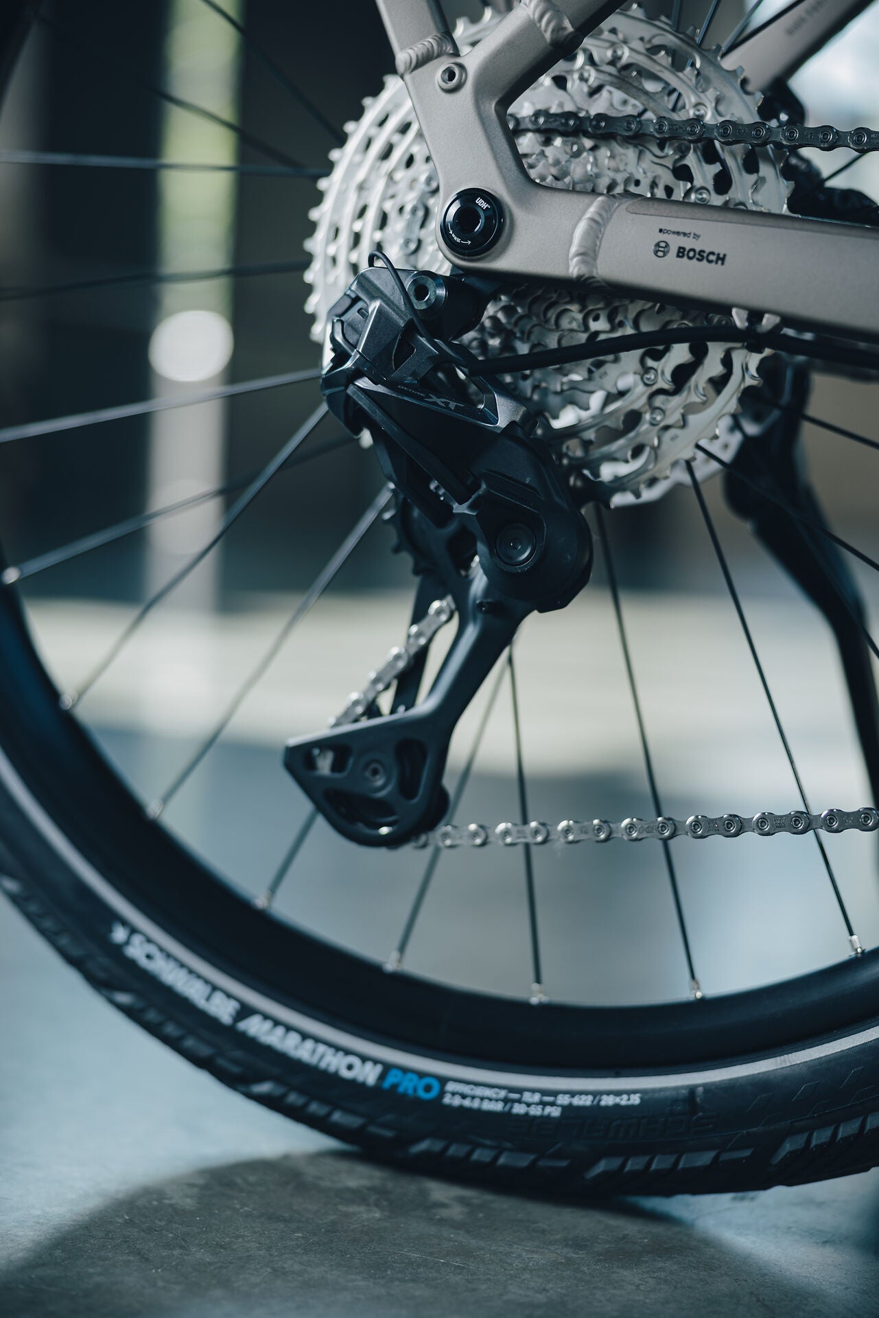 Cube Kathmandu Hybrid SLX 800 flashstone´n´chrome 2027 – E-Trekkingrad – Detailansicht 6