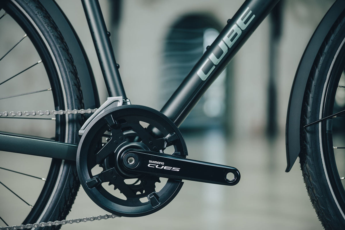 Cube Kathmandu ONE blackforest´n´chrome 2027 – Trekkingrad – Detailansicht 2