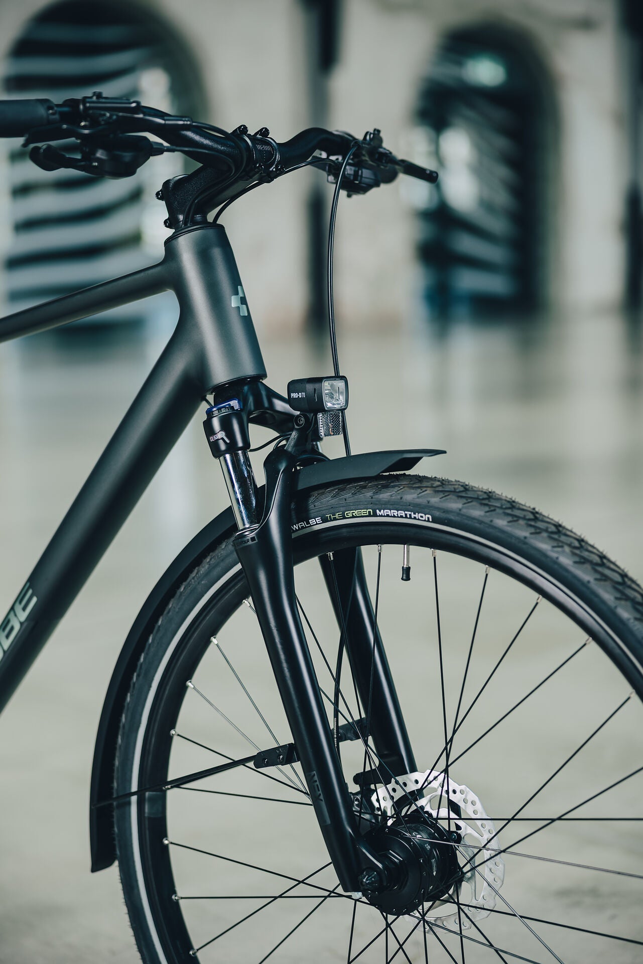 Cube Kathmandu ONE blackforest´n´chrome 2027 – Trekkingrad – Detailansicht 9