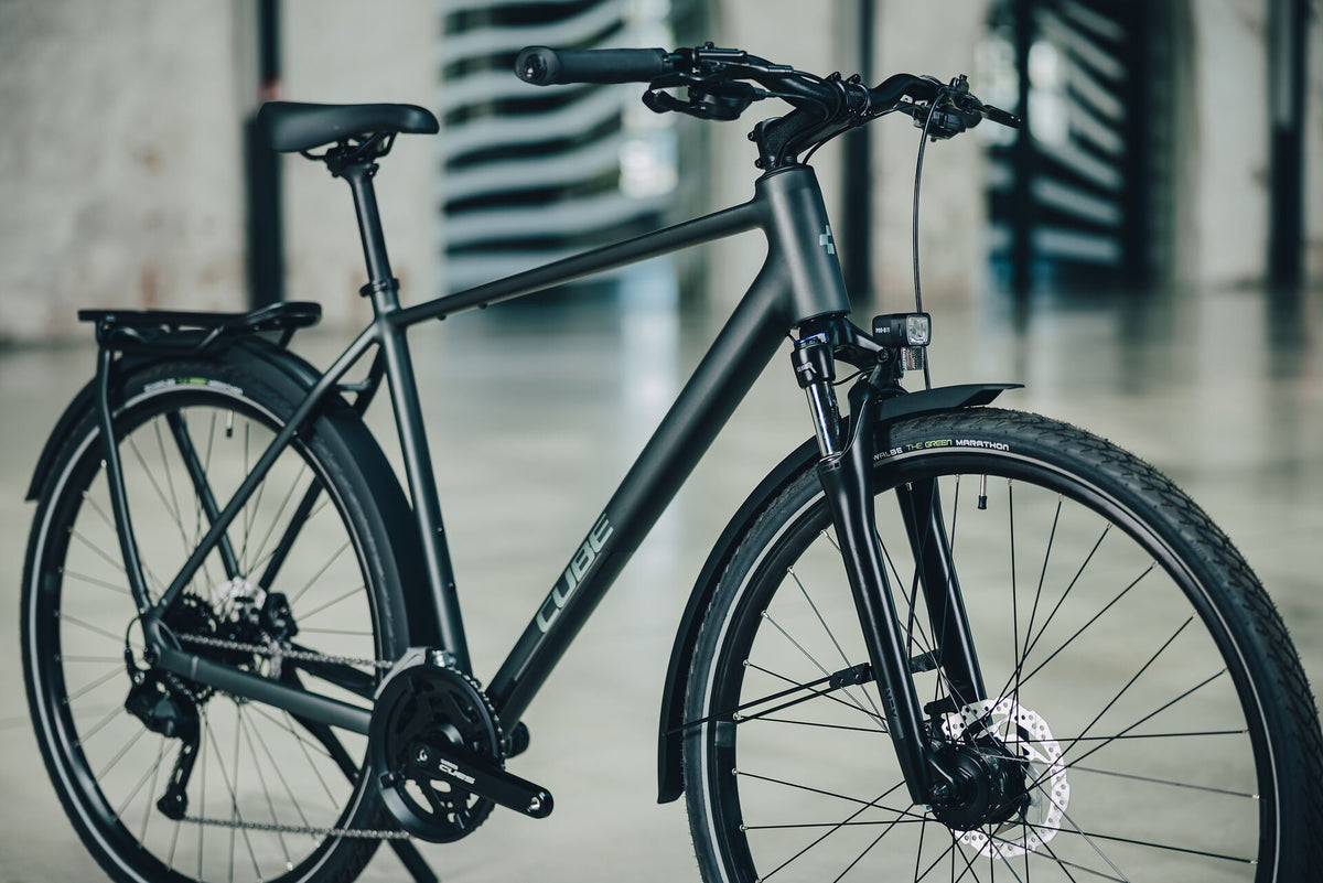 Cube Kathmandu ONE blackforest´n´chrome 2027 – Trekkingrad – Detailansicht 10