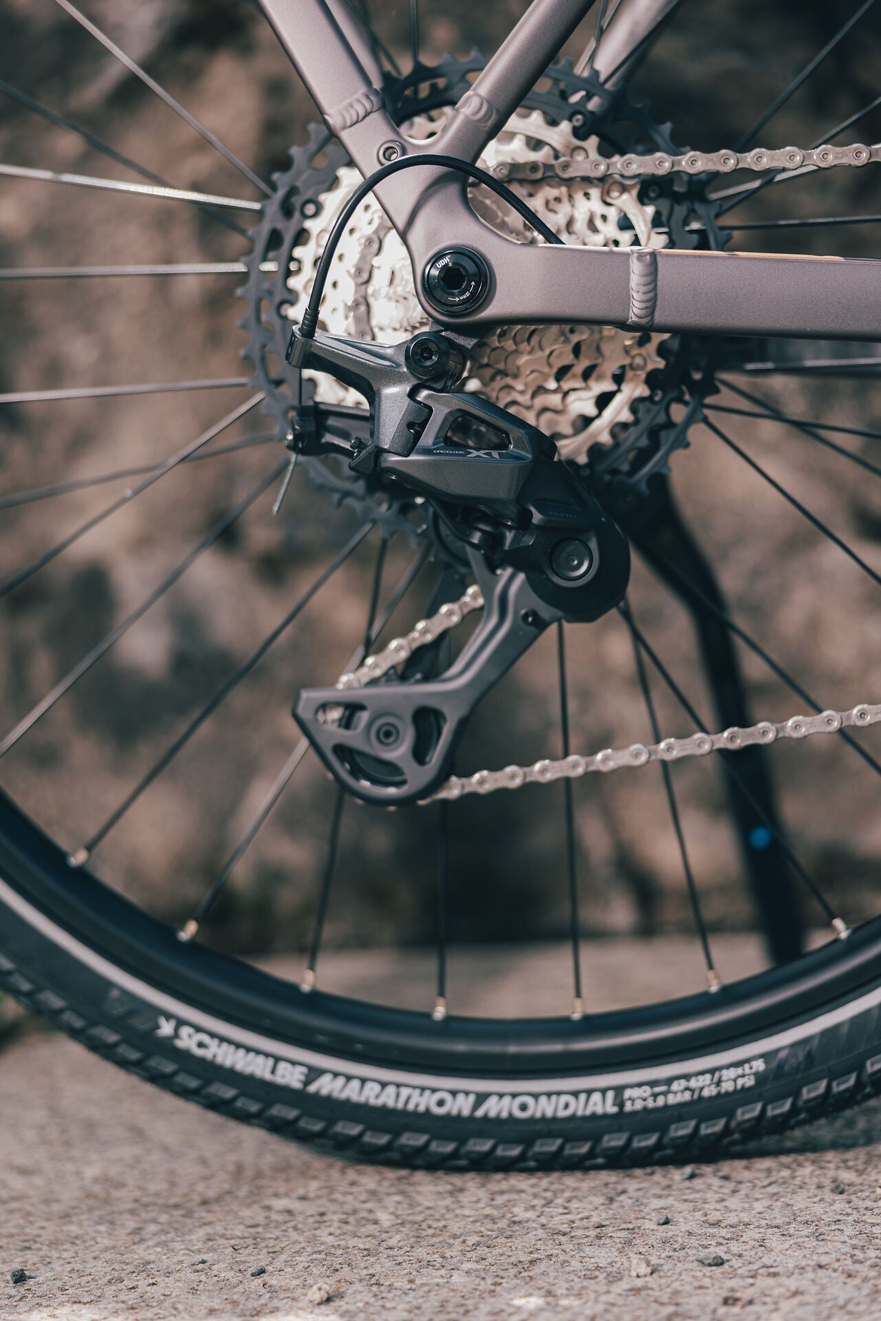 Cube Kathmandu SLX mysticgraphite´n´reflex 2027 – Trekkingrad – Detailansicht 5