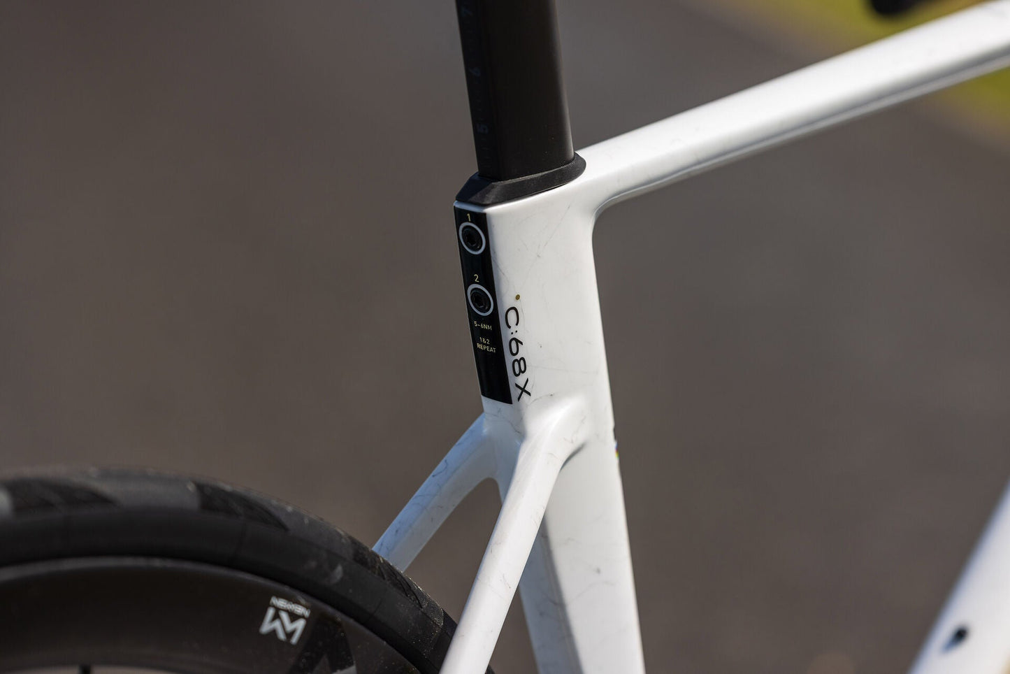 Cube Litening AIR C:68X Pro chalkyfibre´n´gold 2027 – Rennrad – Detailansicht 7