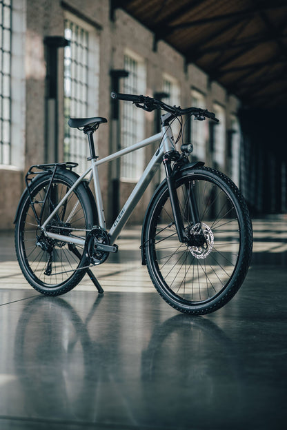 Cube Nature EXC FE glintsand´n´black 2027 – Crossrad – Seitenansicht 4