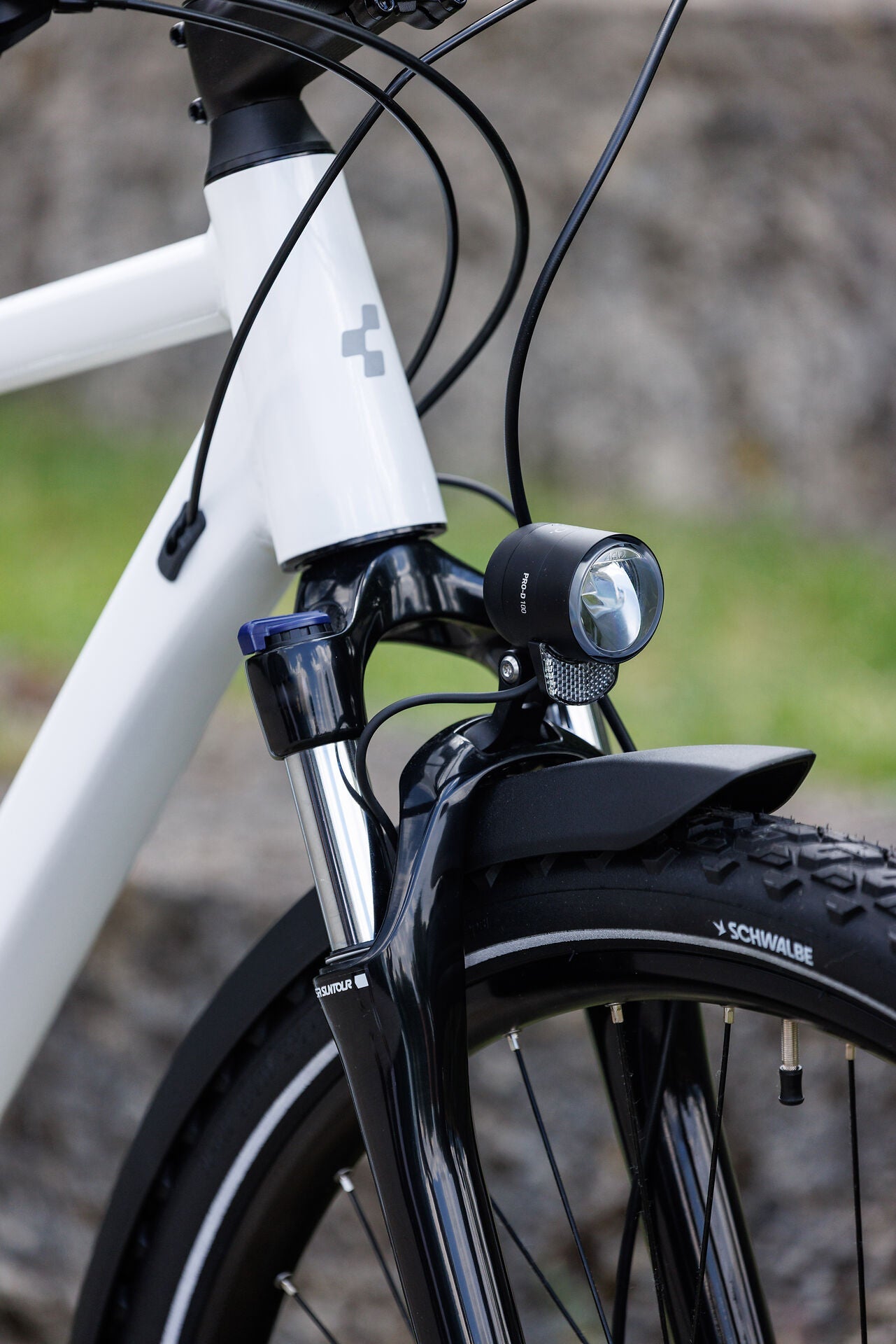 Cube Nature Pro FE metallicwhite´n´reflex 2027 – Crossrad – Detailansicht 8