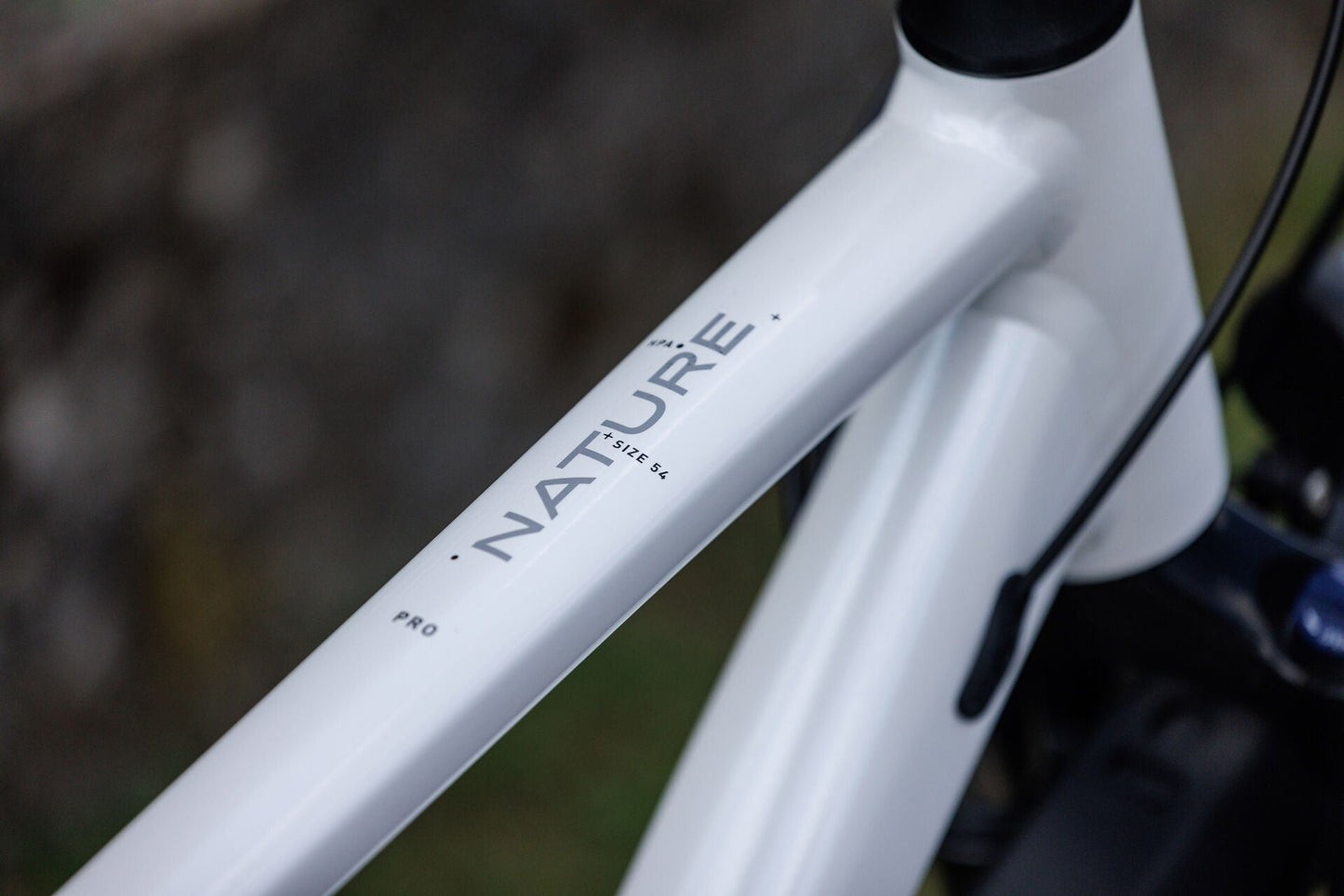Cube Nature Pro FE metallicwhite´n´reflex 2027 – Crossrad – Detailansicht 11
