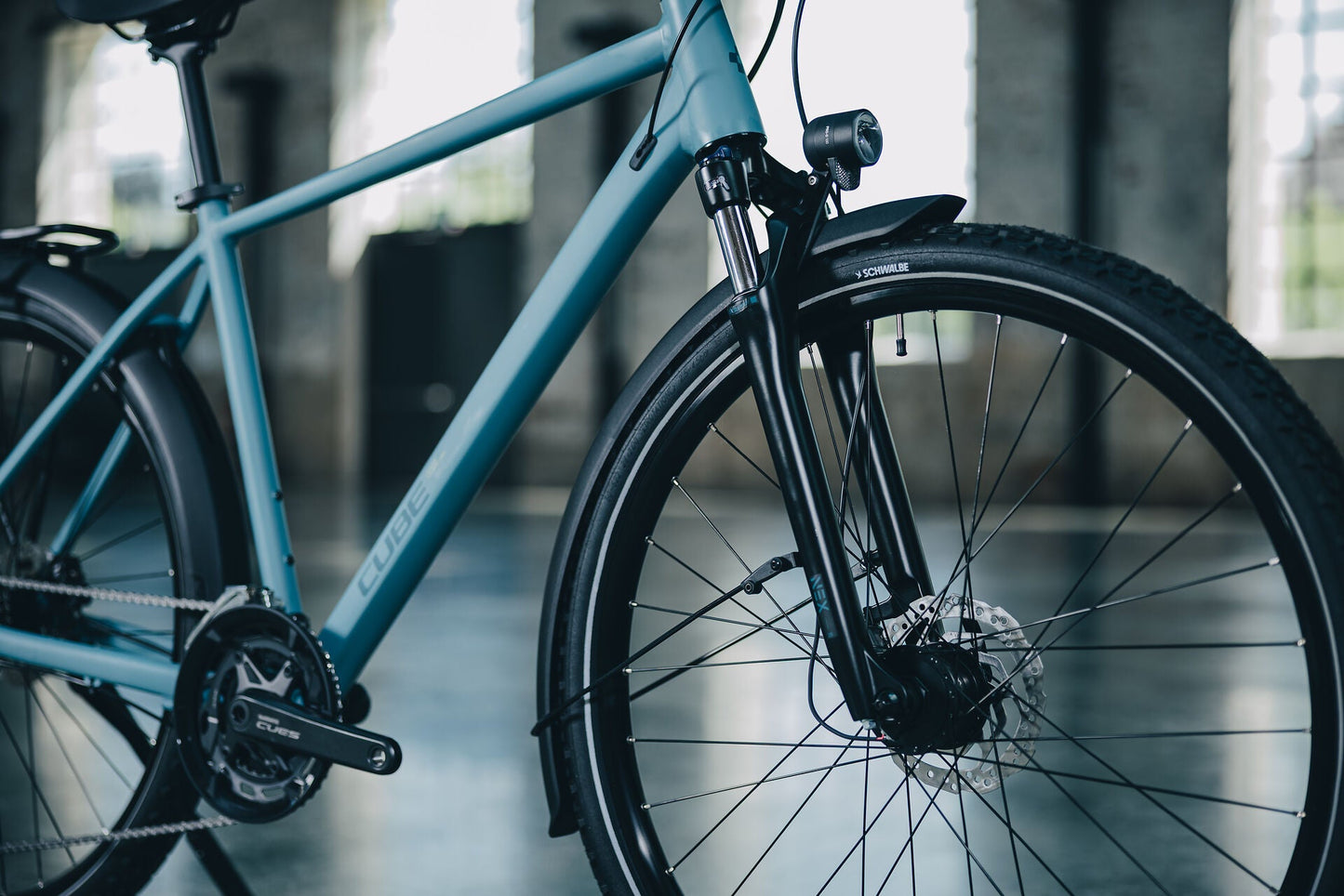 Cube Nature Pro FE surfblue´n´blue 2027 – Crossrad – Detailansicht 5