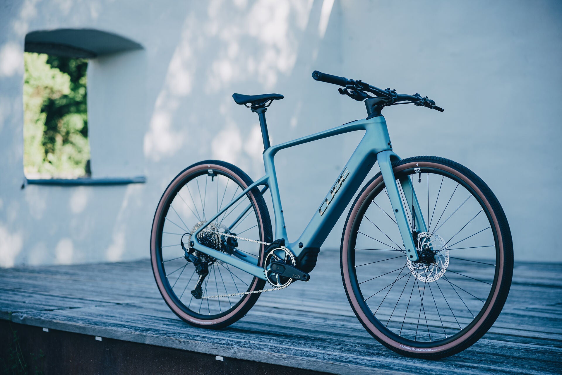 Cube Nulane Hybrid C:62 Race 400X seagrey´n´black 2027 – E-Gravelbike – Seitenansicht 2