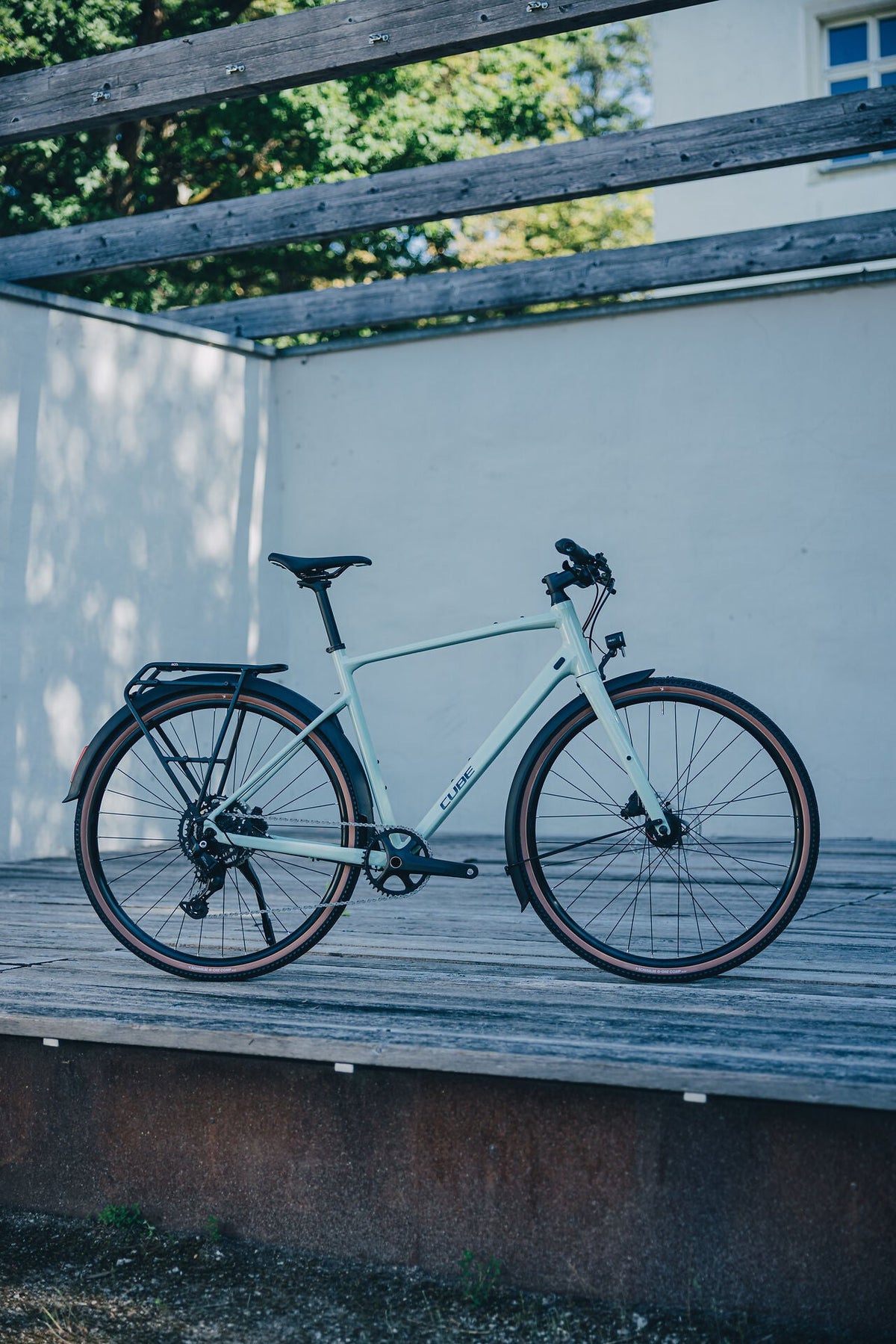Cube Nulane Pro FE aloegreen´n´black 2027 – Fitnessbike – Seitenansicht 2