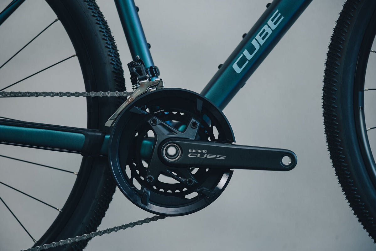 Cube Nulane Race smaragdgrey´n´prizm 2027 – Fitnessbike – Detailansicht 1