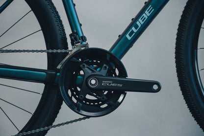 Cube Nulane Race smaragdgrey´n´prizm 2027 – Fitnessbike – Detailansicht 1