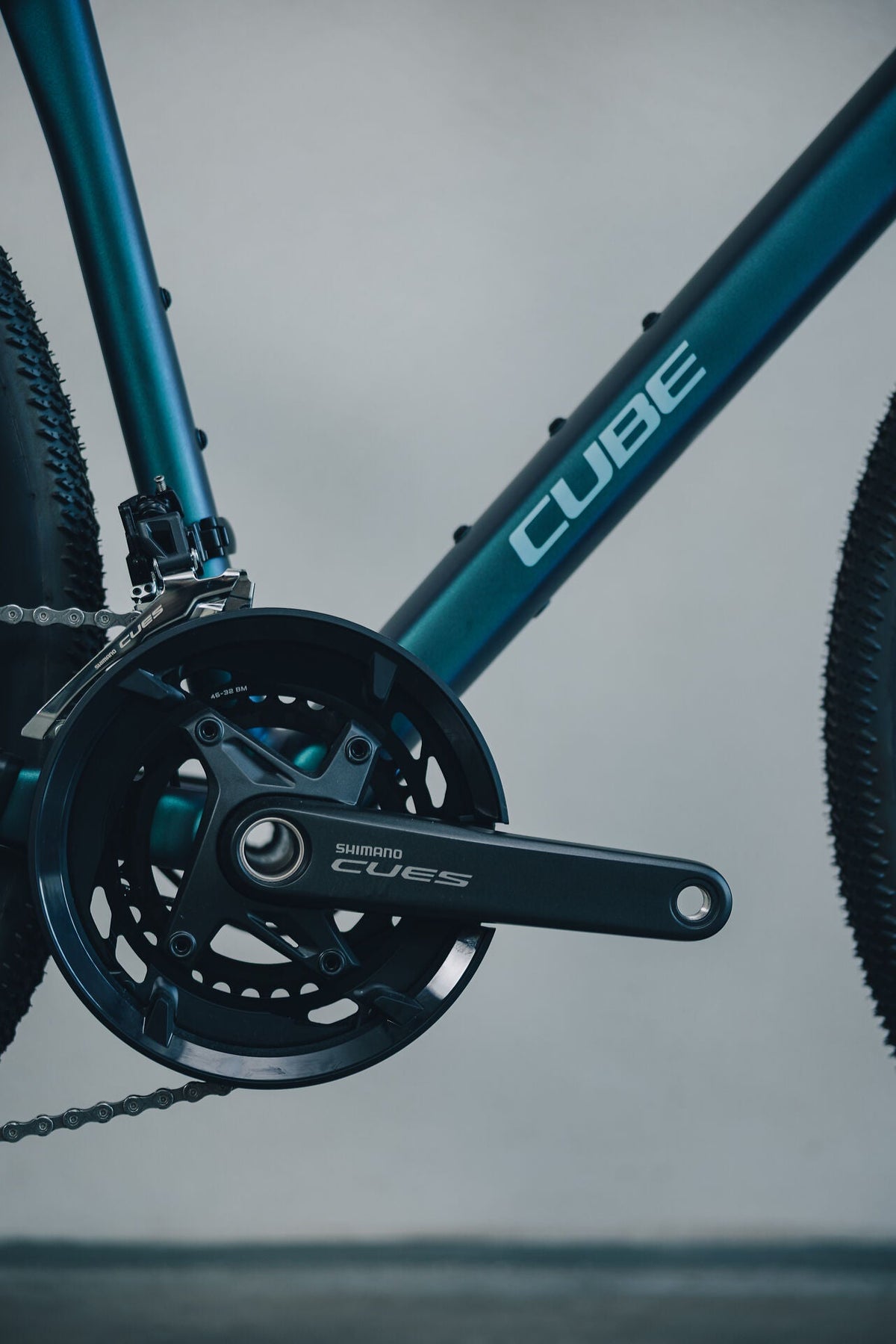 Cube Nulane Race smaragdgrey´n´prizm 2027 – Fitnessbike – Detailansicht 2