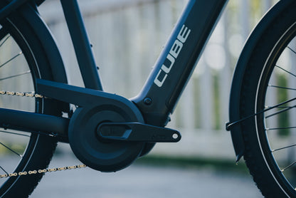 Cube Nuride Hybrid EXC 800 coal´n´chrome 2027 – E-Crossrad – Detailansicht 3