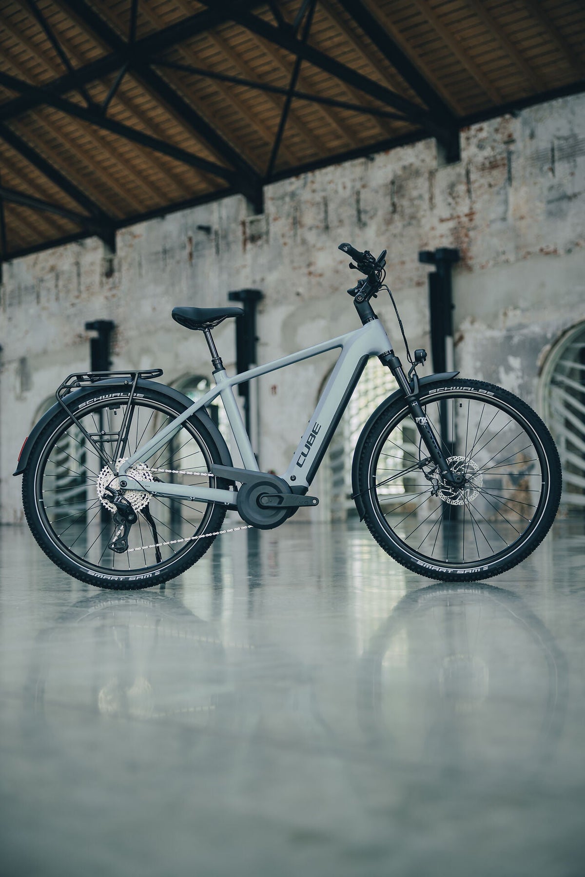 Cube Nuride Hybrid EXC 800 seagrey´n´black 2027 – E-Crossrad – Seitenansicht 2