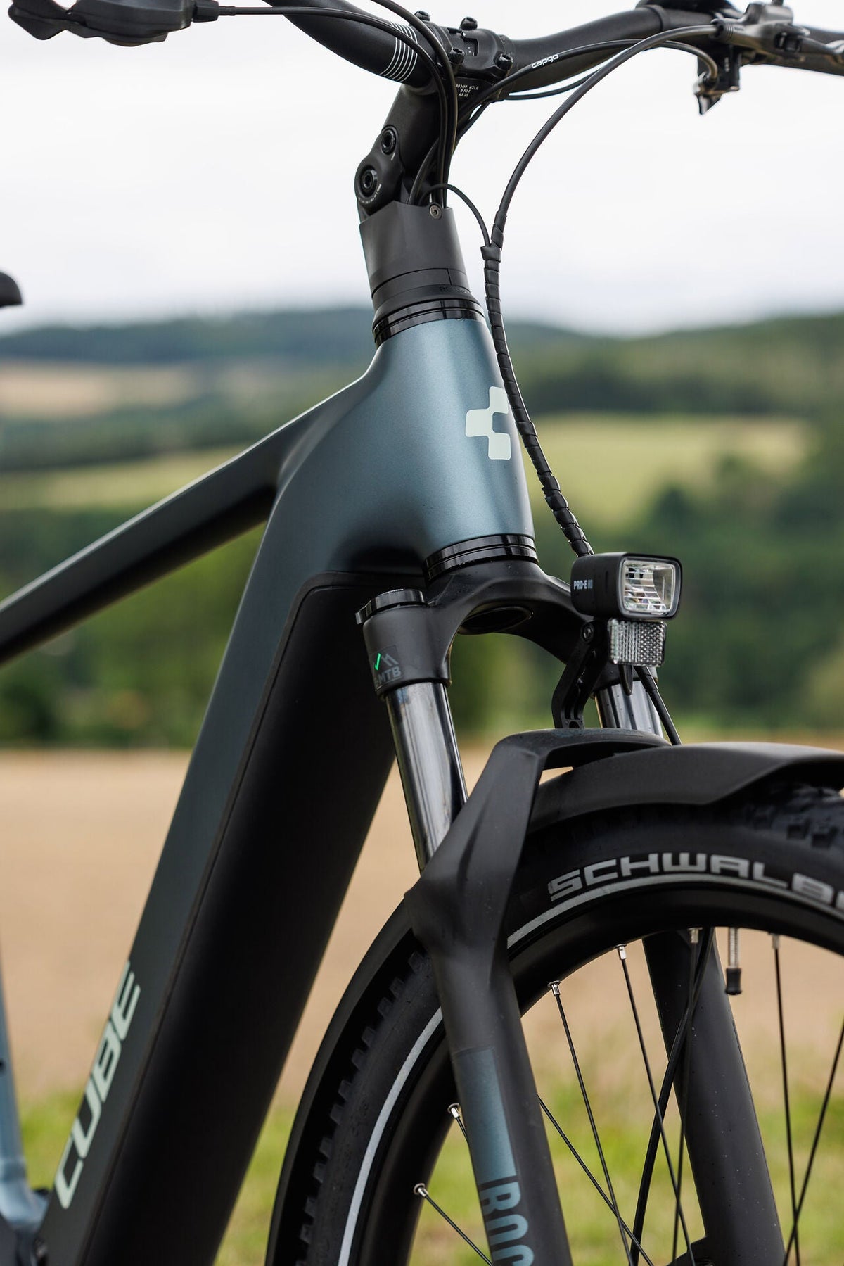 Cube Nuride Hybrid Pro 800 deepteal´n´blue 2027 – E-Crossrad – Detailansicht 2