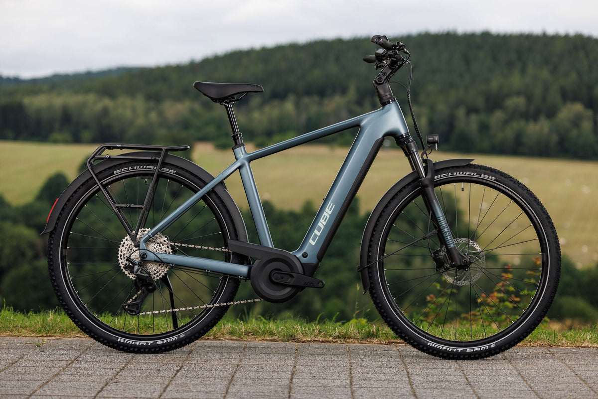 Cube Nuride Hybrid Pro 800 deepteal´n´blue 2027 – E-Crossrad – Seitenansicht 1