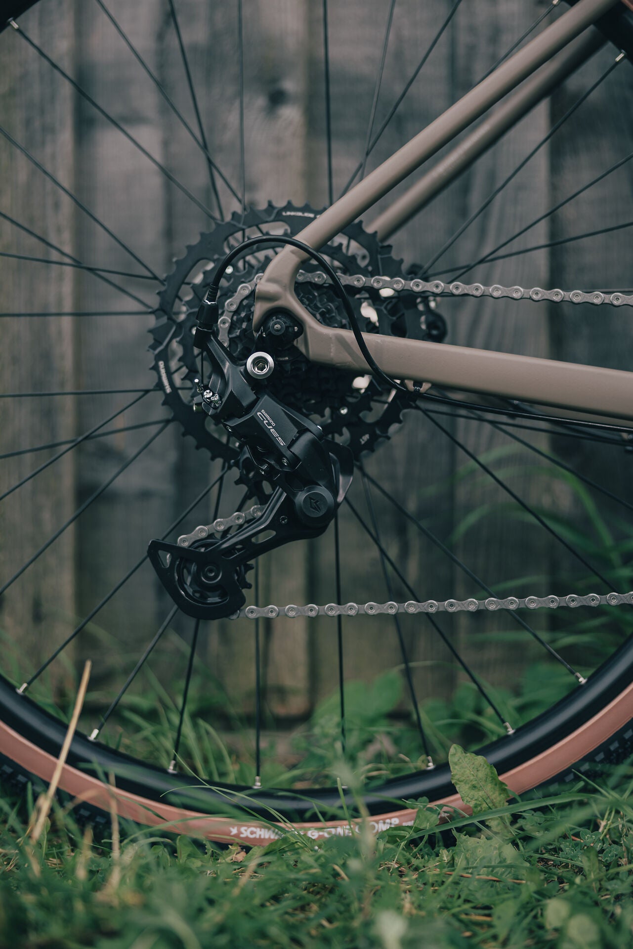 Cube Nuroad ONE wood´n´grey 2027 – Gravelbike – Detailansicht 3