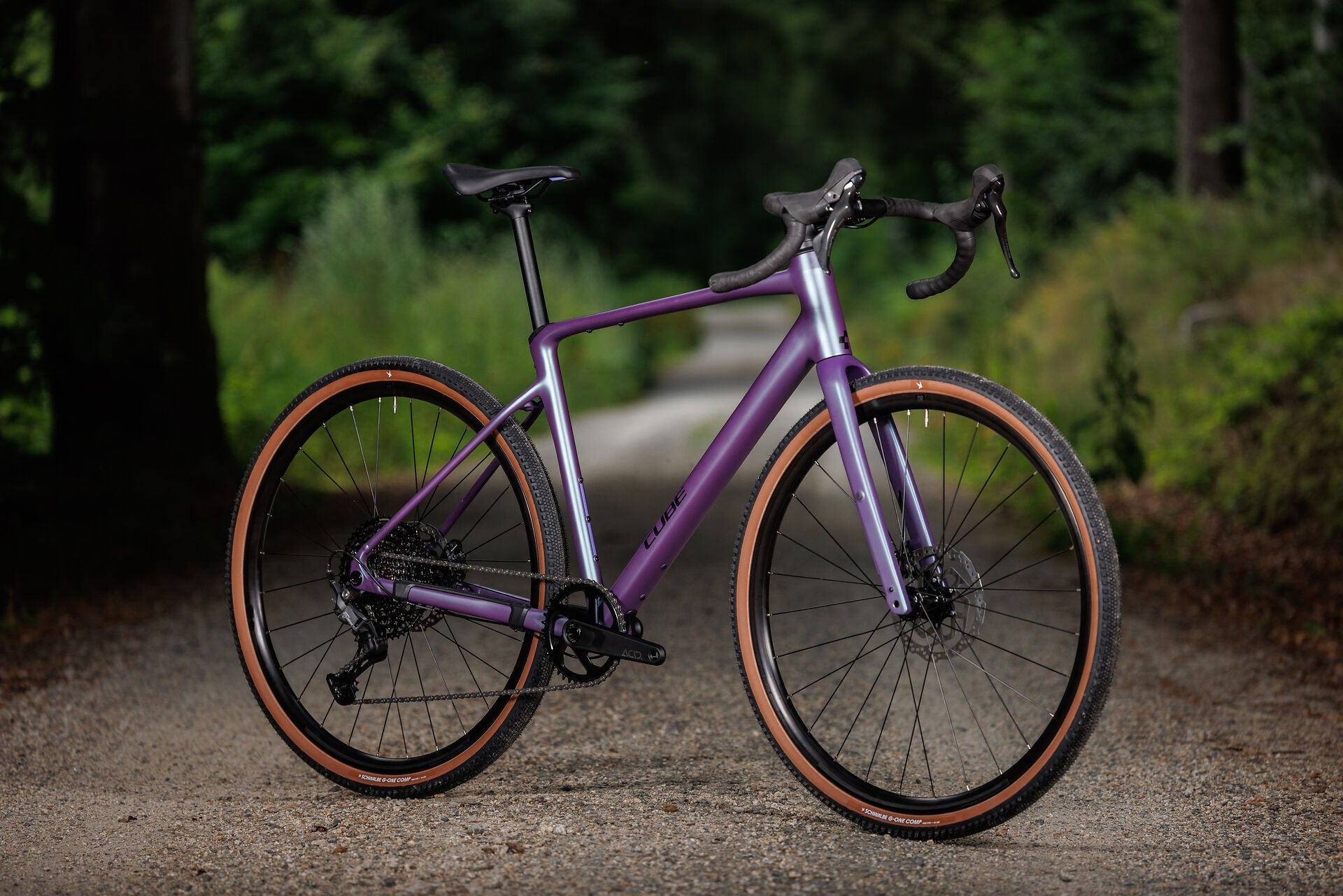 Cube Nuroad Pro mysticpurple´n´black 2027 – Gravelbike – Seitenansicht 3
