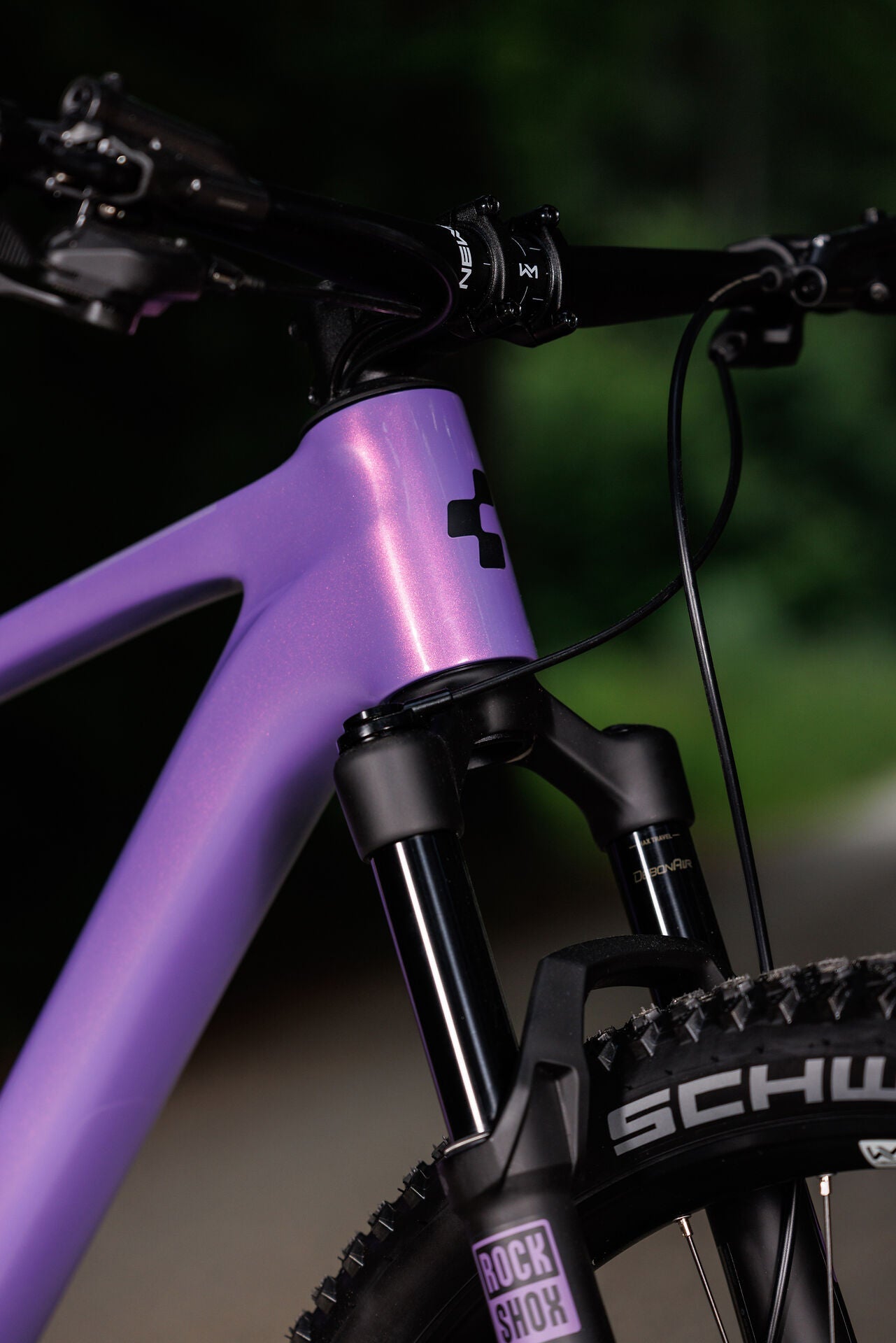 Cube Reaction C:62 Pro cosmicpurple´n´black 2027 – Mountainbike Hardtail – Detailansicht 2