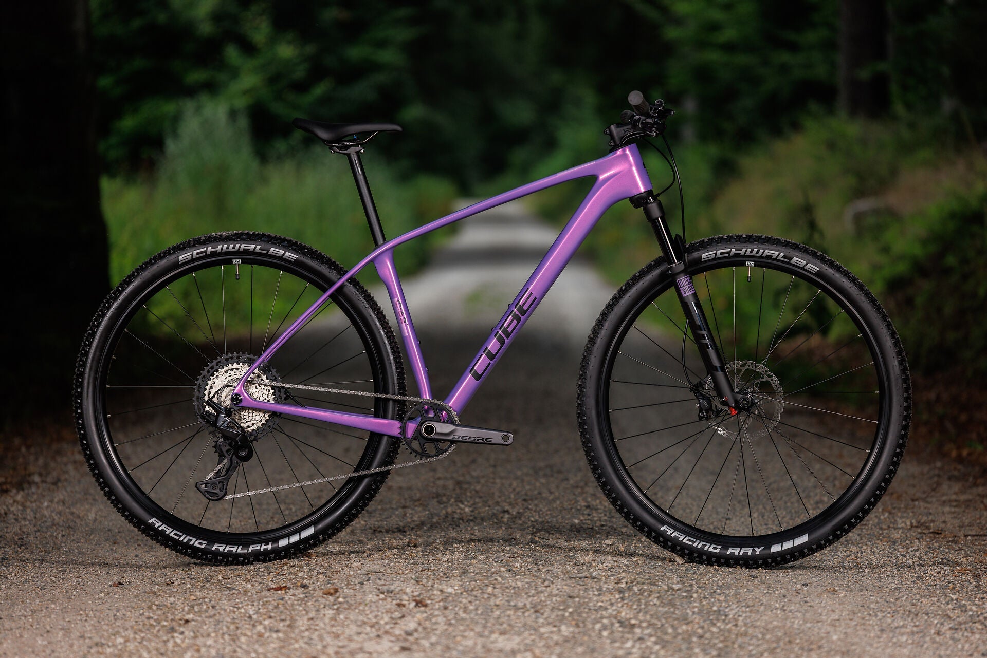Cube Reaction C:62 Pro cosmicpurple´n´black 2027 – Mountainbike Hardtail – Seitenansicht 1