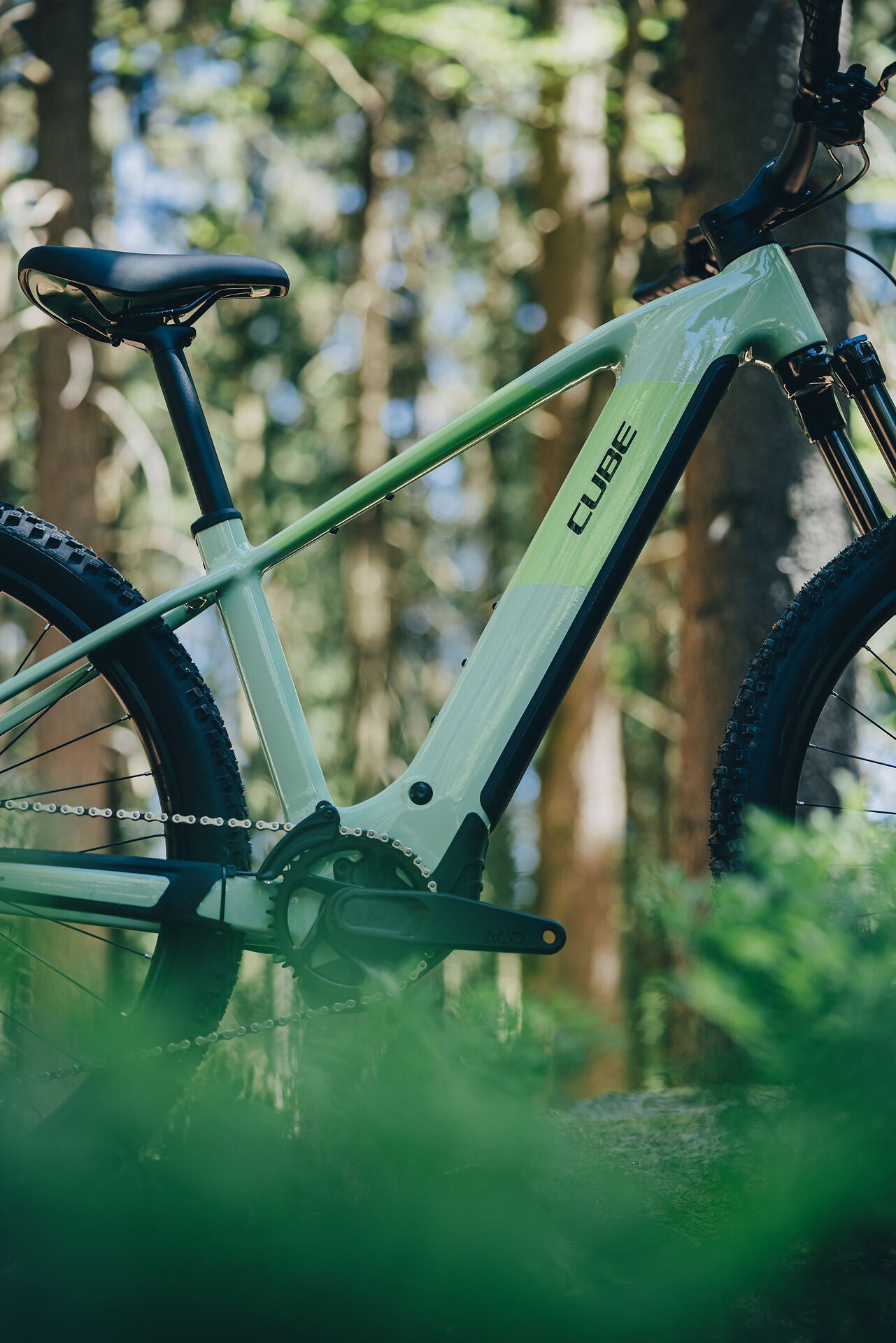 Cube Reaction Hybrid ONE 720  cactus´n´black 2027 – E-Mountainbike Hardtail – Detailansicht 1
