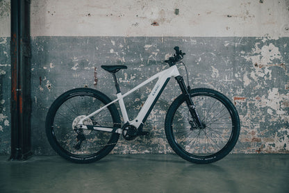 Cube Reaction Hybrid Race 800 snow´n´black 2027 – E-Mountainbike Hardtail – Seitenansicht 2