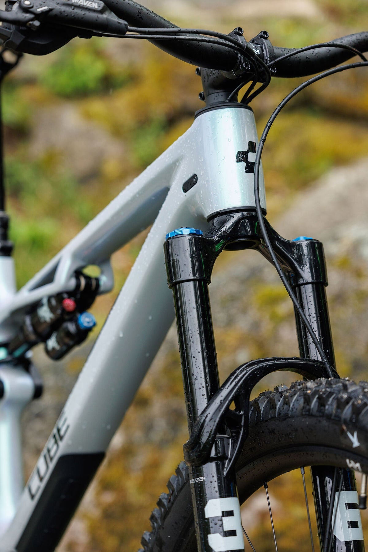 Cube Stereo HPC TM greenfusion´n´black 2027 – Mountainbike Fully – Detailansicht 8