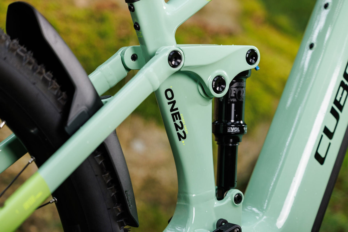 Cube Stereo Hybrid ONE22 SLX 800 cactus´n´black 2027 – E-Mountainbike Fully – Detailansicht 8