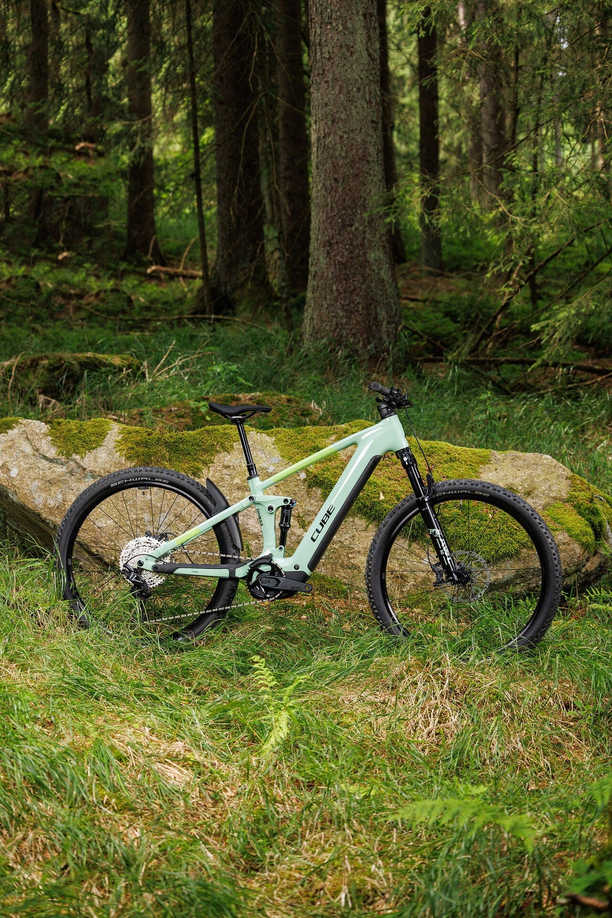 Cube Stereo Hybrid ONE22 SLX 800 cactus´n´black 2027 – E-Mountainbike Fully – Seitenansicht 2