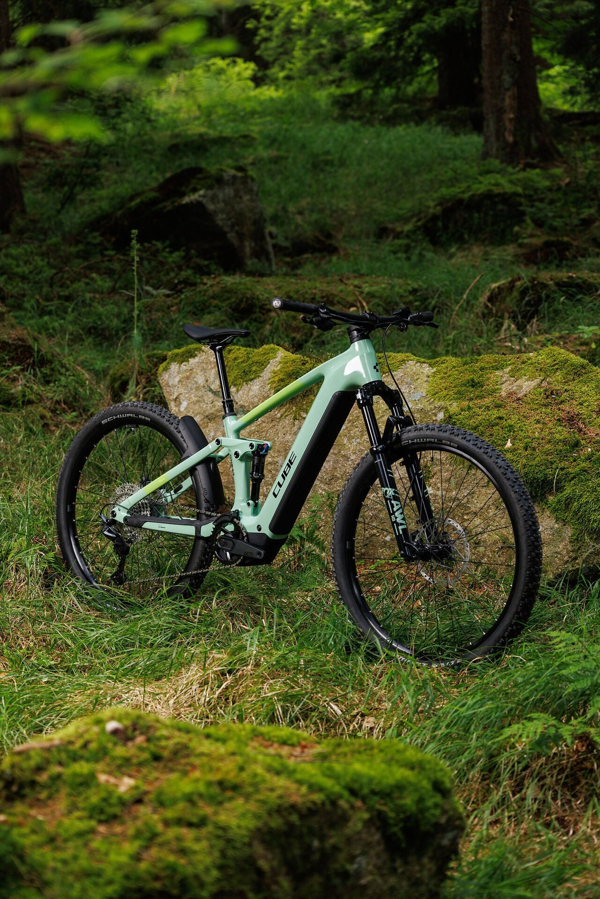 Cube Stereo Hybrid ONE22 SLX 800 cactus´n´black 2027 – E-Mountainbike Fully – Seitenansicht 4