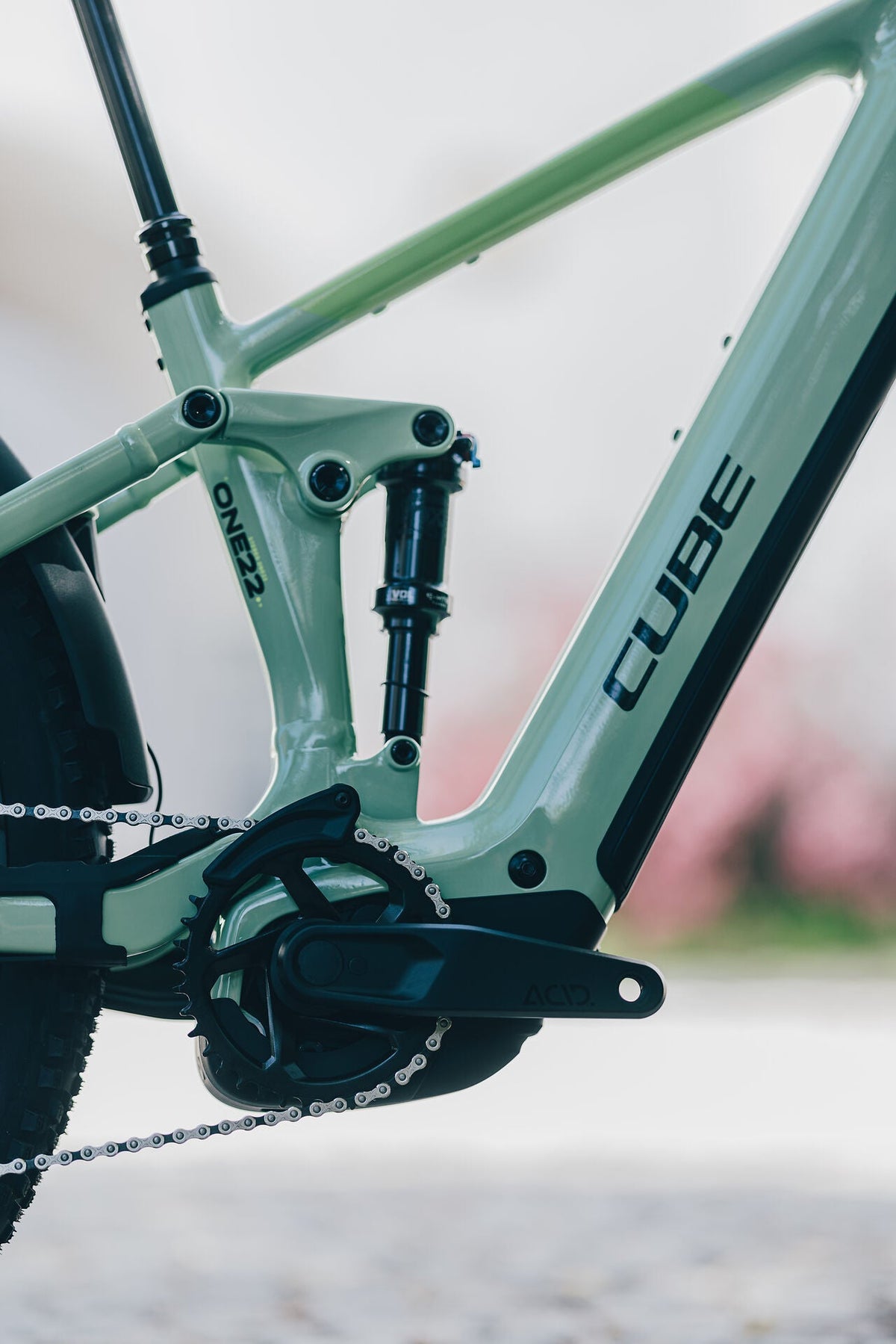 Cube Stereo Hybrid ONE22 SLX 800 FE cactus´n´black 2027 – E-Mountainbike Fully – Detailansicht 1