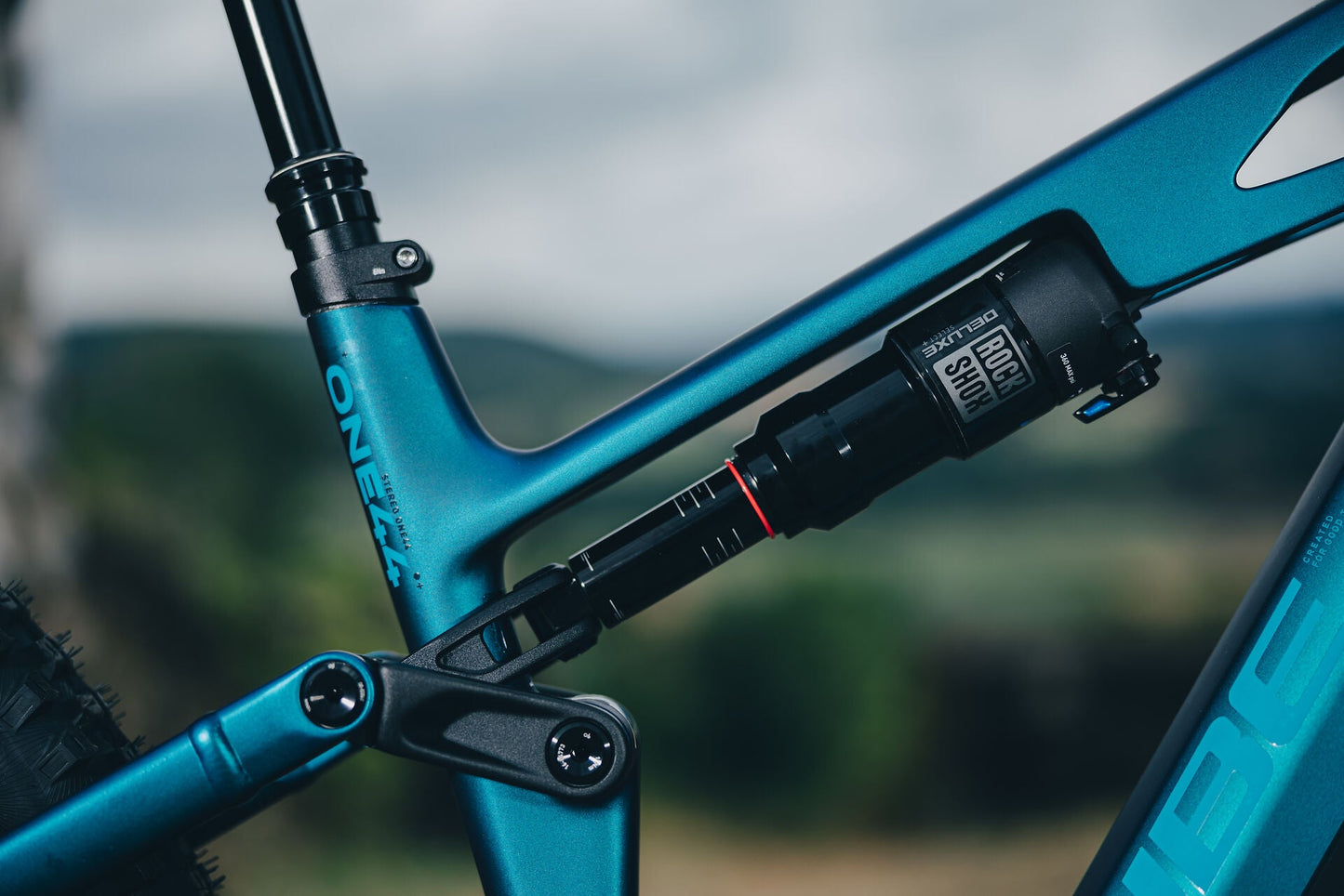 Cube Stereo Hybrid ONE44 HPC EXC 800 nebula´n´blue 2027 – E-Mountainbike Fully – Detailansicht 3