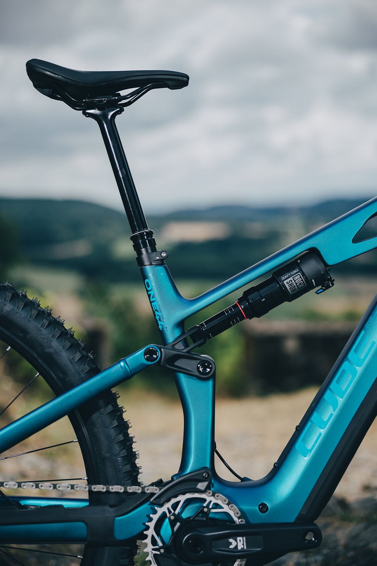 Cube Stereo Hybrid ONE44 HPC EXC 800 nebula´n´blue 2027 – E-Mountainbike Fully – Detailansicht 4