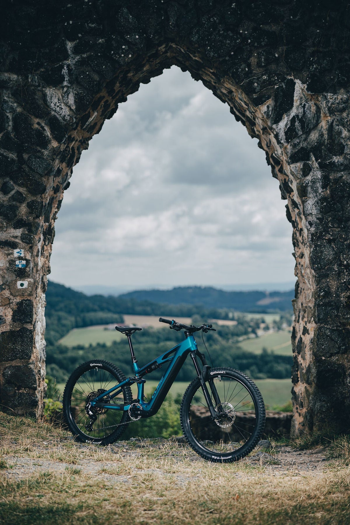 Cube Stereo Hybrid ONE44 HPC EXC 800 nebula´n´blue 2027 – E-Mountainbike Fully – Seitenansicht 3