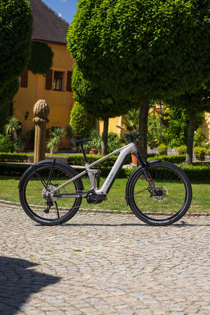 Cube Stereo Hybrid ONE44 SLX 800 FE oatgrey´n´grey 2027 – E-Mountainbike Fully – Seitenansicht 2