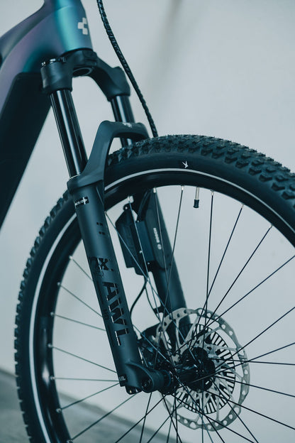 Cube Stereo Hybrid ONE44 SLX 800 smaragdgrey´n´chrome 2027 – E-Mountainbike Fully – Detailansicht 8