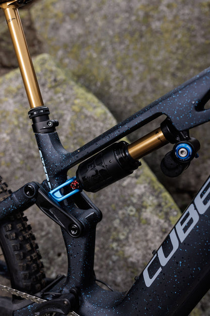 Cube Stereo Hybrid ONE77 HPC SLT 800 bluegalaxy´n´grey 2027 – E-Mountainbike Fully – Detailansicht 2