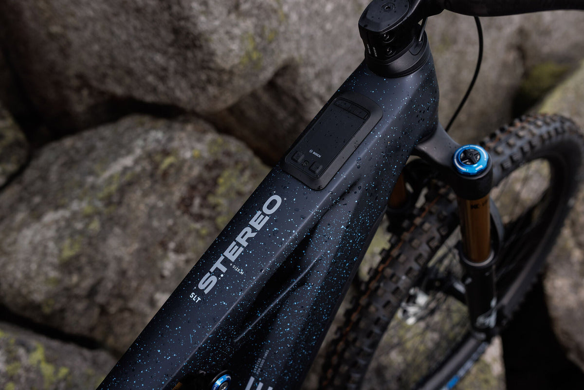 Cube Stereo Hybrid ONE77 HPC SLT 800 bluegalaxy´n´grey 2027 – E-Mountainbike Fully – Detailansicht 3