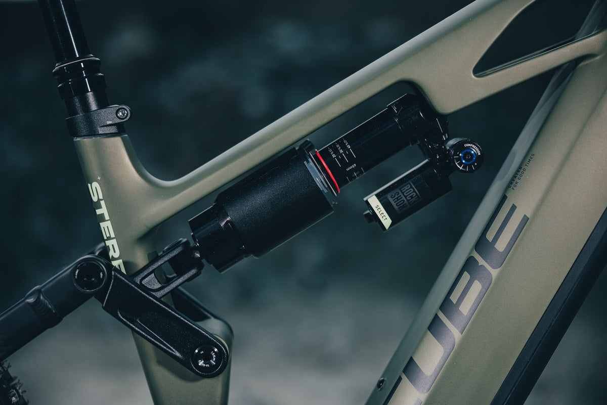 Cube Stereo Hybrid ONE77 HPC TM 800 reedgreen´n´gills 2027 – E-Mountainbike Fully – Detailansicht 8