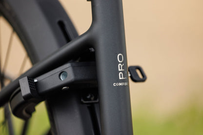 Cube Supreme Hybrid Comfort Pro 600 grey´n´chrome Easy Entry 2027 – E-Trekkingrad – Detailansicht 9