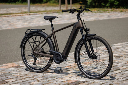 Cube Touring Hybrid Pro 800 metallicumbra´n´black 2027 – E-Trekkingrad – Seitenansicht 3