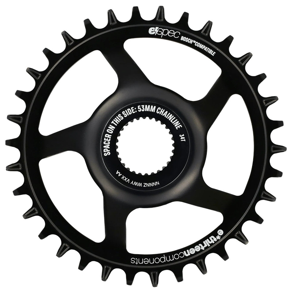 e*thirteen Helix Core e*spec - Direct Mount Kettenblatt - Bosch - schwarz